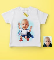 BK Gift Kişiye Özel Karikatürlü Bebek-Çocuk Tişört  4