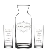 Kişiye Özel Rakı Karaf Seti Model 24-1