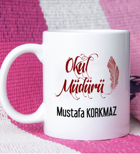 Okul Müdürü Kupa Bardak