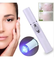 BlueLight Mavi Işık Filtresi Akne Sivilce ve Leke Önleyici Cilt Bakım Cihazı (Beyaz)