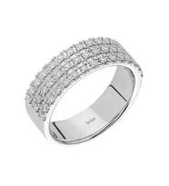Sirius E Renk 0,60 Karat Pırlanta Yarım Tur Yüzük 0705R0013