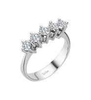 Sirius G Renk 0,83 Karat Pırlanta 5 Taş Yüzük 0704R0221