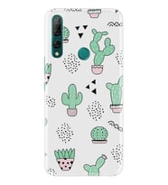 Kılıfland Huawei Y9 Prime 2019 Kılıf Silikon Resimli Kapak Cactus Pattern Stok 901