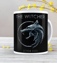 BK Gift Kişiye Özel The Witcher Beyaz Kupa Bardak-1