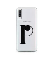 Samsung A70 Harf Tasarımlı Telefon Kılıfı P-Harfi 