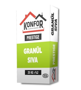 Prestige Granül Sıva İnce 25 Kg Beyaz