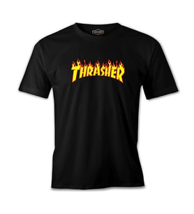 Thrasher Siyah Erkek Tshirt