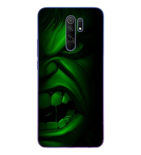 Hulk Tasarım Süper Şeffaf Silikon Telefon Kılıfı Xiomai Redmi 9