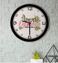 BK Gift Kişiye Özel Bugün Günlerden Öğretmen Ahşap Duvar Saati-1 (Beyaz)