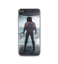 Kaptan Amerika Tasarım Süper Şeffaf Silikon Telefon Kılıfı Huawei P9 Lite 2017 