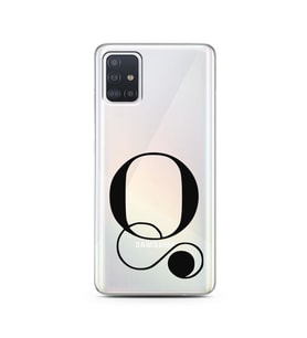 Samsung A51 Harf Tasarımlı Telefon Kılıfı Q-Harfi 