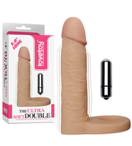 Love Toy The Ultra Soft Yumuşak Titreşimli  15 cm Halkalı  Penis