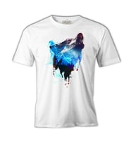 Kurt 4 Beyaz Erkek Tshirt
