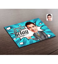 BK Gift Kişiye Özel Erkek Kolay Yetişmiyor Karikatürlü Ahşap Puzzle-2