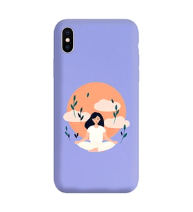 Lila Lansman Telefon Kılıfı Iphone X