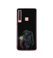 Uzay Kız Tasarım Süper Şeffaf Silikon Telefon Kılıfı Samsung A9 (2018)  