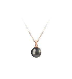 Sirius Modern Siyah İnci Kolye 0745P0003