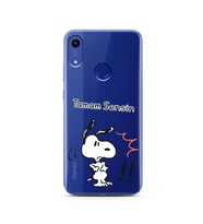 Snoopy Tasarımlı Süper Şeffaf Silikon Telefon Kılıfı Huawei Honor 8A 