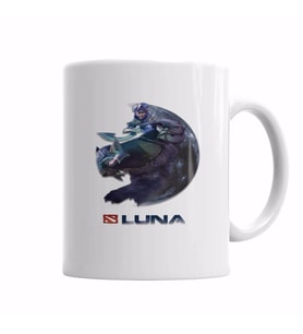 Luna Dota 2 Kupa Bardak Porselen