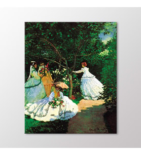Arty Tablo Bahçede Kadınlar, 1866 Tablo (Karışık)