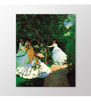 Arty Tablo Bahçede Kadınlar, 1866 Tablo (Karışık)