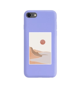 Lila Lansman Telefon Kılıfı Iphone 7