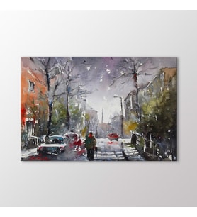 Arty Tablo Suluboya Sokak Tablo (Karışık)