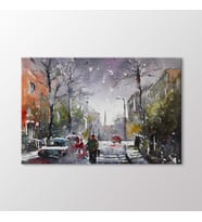 Arty Tablo Suluboya Sokak Tablo (Karışık)