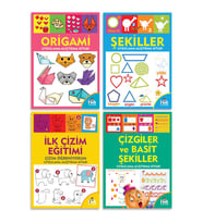 İlk Çizimlerim Seti (4 Kitap)