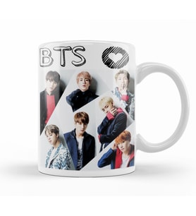 Bangtan  Boys Bts Kupa Bardak Porselen