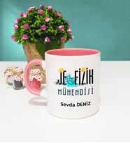 Jeofizik Mühendisi Kupa Bardak Pembe