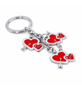 KIRMIZI KALP OK AŞK I LOVE YOU METAL ANAHTARLIK KC869