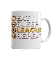 League Of Legends Eat Sleep League Repeat Funny Gifts Kupa Bardak