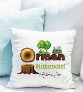 Kişiye Özel Orman Mühendisi Yastığı