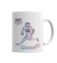 Messi 10 Kupa Bardak Porselen