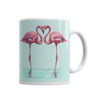 Aşk Kuşları Flamingo  Kupa Bardak Porselen