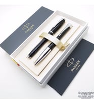 Parker Urban Siyah Lake Dolma Kalem + Tükenmez Kalem Set  İsme Özel Kalem  Hediyelik Kalem