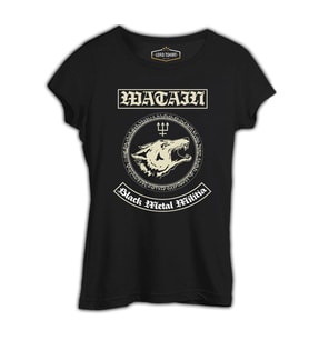 Watain Siyah Kadın Tshirt