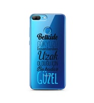 Belkide Tasarımlı Süper Şeffaf Silikon Telefon Kılıfı Huawei Honor 9 Lite