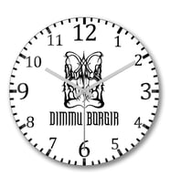 Dimmu Borgir Duvar Saati Bombeli Gercek Cam