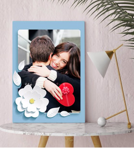 BK Gift Kişiye Özel Fotoğraflı Sanatsal Kanvas Tablo 10  (30x50cm.)