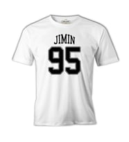 BTS - Jimin 95  Beyaz Erkek Tshirt