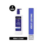 Neutrogena Deep Moisture Vücut Losyonu Parfümlü 400 ml x2