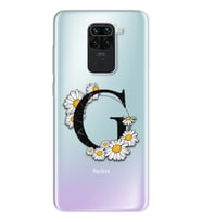 Papatya Harf Tasarım Süper Şeffaf Silikon Telefon Kılıfı Xiomai Redmi Note 9 G-H