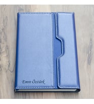 Kişiye Özel Ajanda 1. Sınıf Termo Deri (14X20) DF-002 (Lacivert)