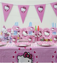 Hello Kitty Doğum Günü Süsleri Parti Malzemesi Süsler