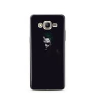 Joker Tasarım Süper Şeffaf Silikon Telefon Kılıfı Samsung Grand Prime