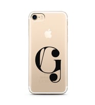 Iphone 8 Harf Tasarımlı Telefon Kılıfı G-Harfi 