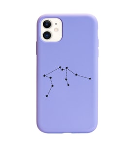 Kova Burcu (Aquario) Yıldız Haritası Tasarımlı Kılıf iPhone 11