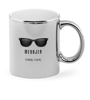 BK Gift Kişiye Özel Mesleki Menajer Krom Kupa Bardak  1